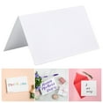 thumbnail image 2 of 50Pcs White Blanks Place Cards DIY Craft Name Cards Pre-lined Wedding Table Seating Cards Guest Name Cards, 2 of 7