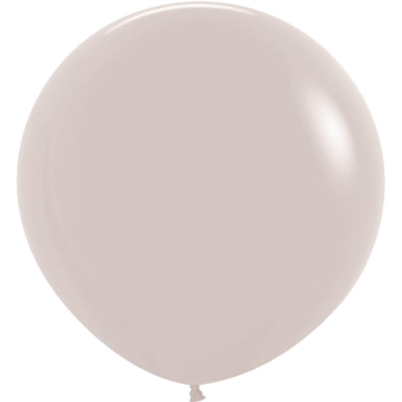 4 Deluxe White Sands Balloons 24"