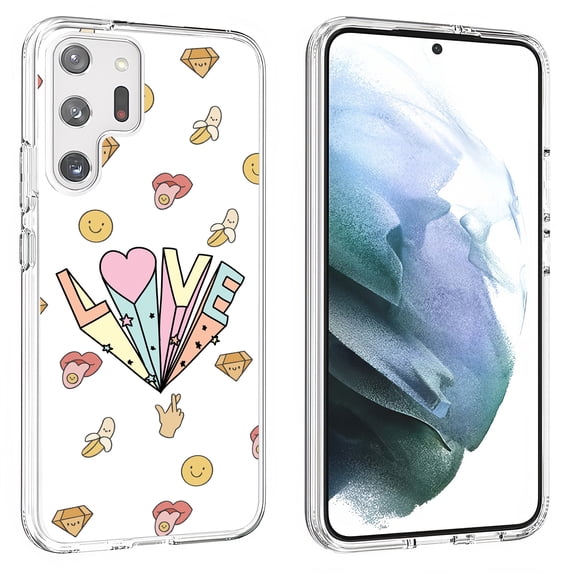 TalkingCase Slim Phone Case Compatible for Samsung Galaxy S23 Ultra 2023, Love Topography Print, Lightweight, Flexible, USA