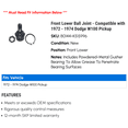 thumbnail image 2 of Front Lower Ball Joint - Compatible with 1972 - 1974 Dodge W100 Pickup 1973, 2 of 2