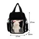 thumbnail image 4 of Bolsa bandolera de pana Lindo de hombro de conejo Kawai para fiesta navideña (negro) Sywqhk Para Estrenar, 4 of 9