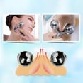 thumbnail image 4 of Eco-Friendly 3D Roller Facial Massager for Youthful Skin Care at Home Use Portable Design for Relaxation and Wellness Support, 4 of 5