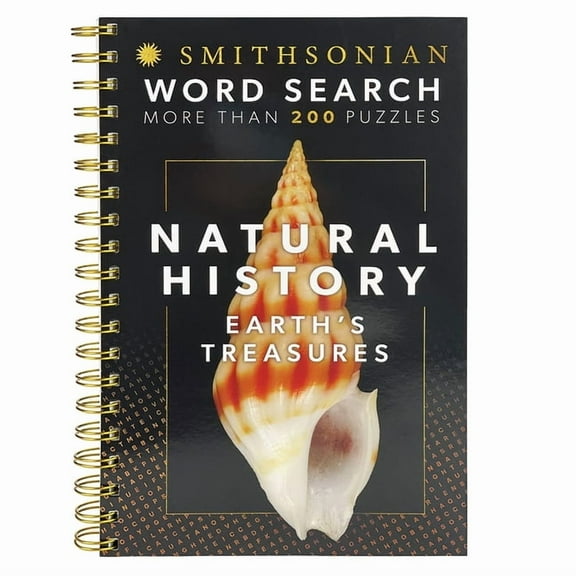 Brain Busters Smithsonian Word Search Natural History: Earth's Treasures, (Spiral-Bound)
