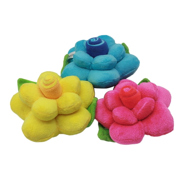 SPRING PARK Pet Dog Toys Puppy Funny Plush Rose Flower Shape Bite Resistant  Squeaky Cat Toy Chew Dogs - Walmart Business Supplies