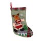thumbnail image 1 of Yuarrent Medias navideñas de rejilla, colgador de muñecas bailando, calcetines, decoración de chimenea para el hogar, colgante de gran capacidad, bolsa Kits de decoración para fiestas Alce Yuarrent HA068970-01, 1 of 6