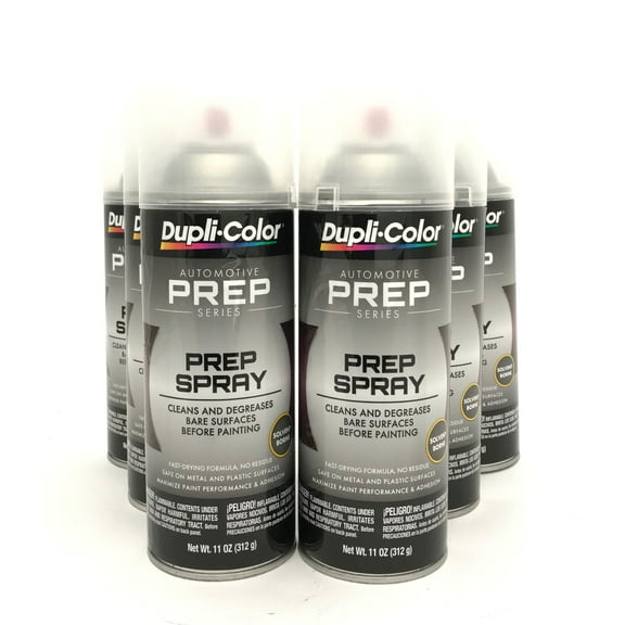 Duplicolor PS100-6 Pack Prep Spray - 11 oz Aerosol can