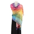Rave Pashmina Scarf, Fashion Colorful Shawls and Wraps Soft Festival ...