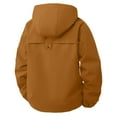 thumbnail image 3 of Men's Casual Loose Waterproof Windbreaker - Hooded Jacket, Ginger Yellow, M, 3 of 5