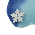 thumbnail image 2 of 100 Wooden Snowflake Buttons Sewing DIY Craft two holes Embellishment Christmas, 2 of 5