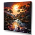 thumbnail image 2 of Designart "Tropical Paradise Indian Art wall decor III" Indian Canvas Wall Art, 2 of 5