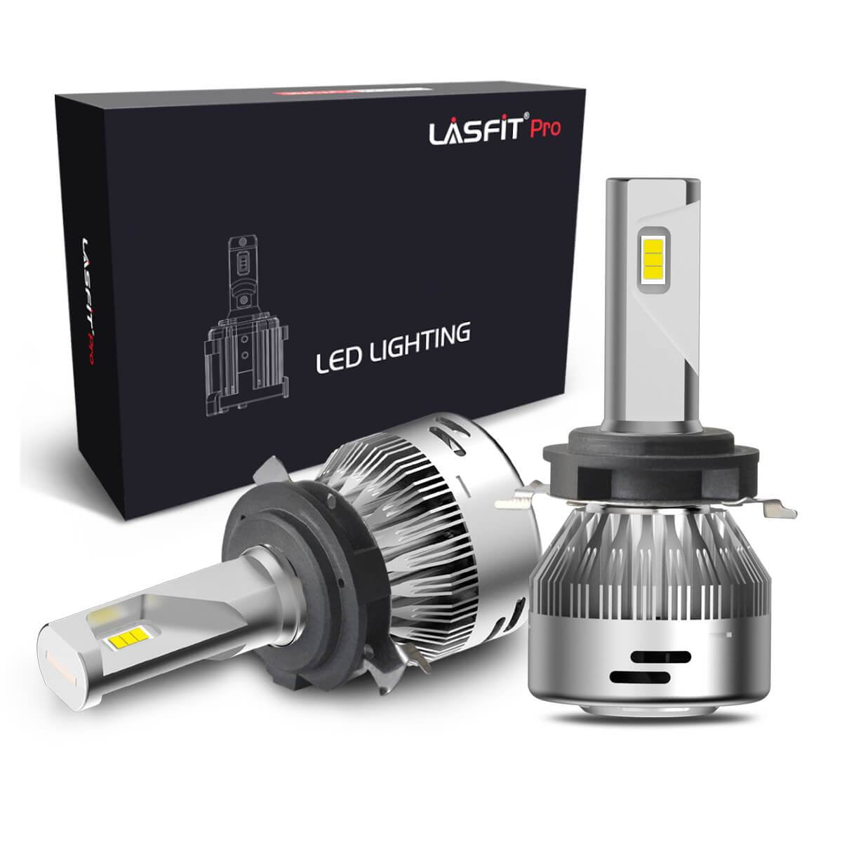Skim Chemistry forgive Lasfit H7 LED Headlight Bulbs w/Retainer Adapter Hi/Lo Beam Headlight  Conversion Kits for VW BMW Mercedes Benz - Walmart.com