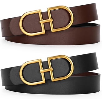 Reversible Leather Belt for Women, Fashion Ladies Belt for  display picture 1