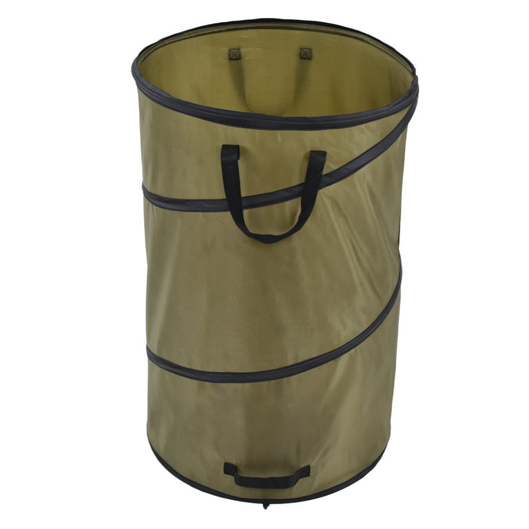 YOUTHINK Collapsible Trash Can, 30 Gallon Oxford Cloth Recycling Large Leaf  Garbage Bag Trashcan with Handles for Garden Home Camping 113L - Yahoo  Shopping