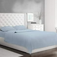 thumbnail image 2 of 900 Thread Count 4 Piece Quality Sheet Set 18 Inch DeepPocket 100% Egyptian Cotton Color Light Blue Solid Size California King, 2 of 5