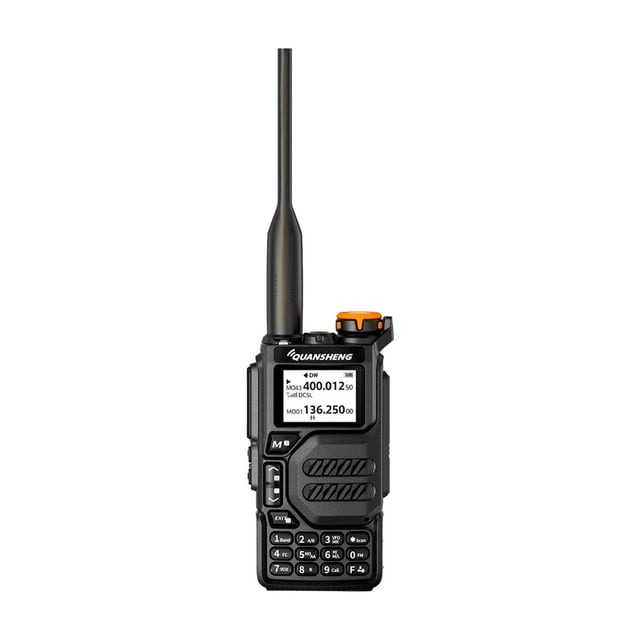 Adaptador de EE. UU. de de radio bidireccional k5 110V Negro 200 canales de memoria Antena de banda dual interactiva