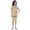 Beige, variant on Moomaya Womens Nightwear Set Capri Cotton Sleepwear 2 Pcs Nightdresses