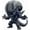 Black, variant on 3D Printed Alien Figurine Sci-Fi Collectible Statue Home Office Desk Decor Gift for Fans
