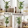 thumbnail image 5 of Easy4Home 5.3FT Artificial Plant Fake Tropical Potted Tree Indoor Faux Floor Plant for Home Office Decor, 5 of 8