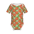 thumbnail image 2 of Balery Hand Drawn Strawberry Pattern Baby Climbing Clothes Infant Bodysuit Cute Infant Bodysuit Baby Romper-9M, 2 of 7