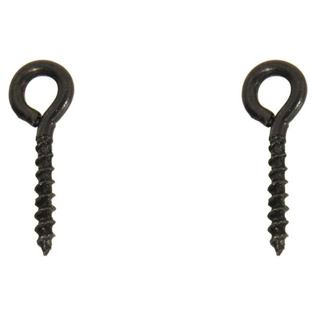Greeniant 50 Uds. De conexión rápida, tornillo negro mate, clavija giratoria emergente, pinzas giratorias para pesca de carpa pequeña con Sin anillo 2Conjunto