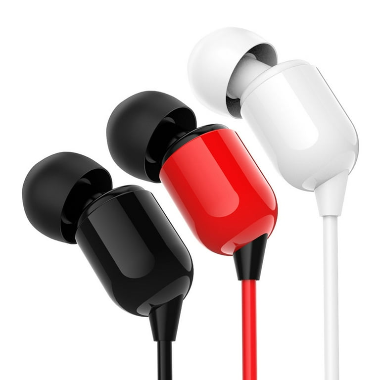 Ybeauty 3 Meter 3.5mm Plug In Ear Wired Earphone Broadcast Live Headset with without Mic