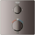 thumbnail image 3 of Grohe Grohtherm 241112430 Dual Function 2-Handle Thermostatic Valve Trim in Matte Black, 3 of 7