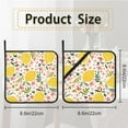 thumbnail image 2 of PRIYAL Retro Groovy Flower Bee Honeycomb Pot Holder Set of 2,Heat Resistant Potholders Oven Hot Pads for Kitchen Cooking Baking BBQ, 2 of 14