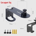 thumbnail image 2 of Full Motion Projector Ceiling Bracket 360 Rotate Rotate Adjustable Height Heavy Duty ABS Metal Build for Home Theater, 2 of 8