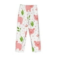 thumbnail image 4 of Kdxio Funny Little Pigs Print Men's Sleep Pajama Pant Lounge Pants with Pockets, 4 of 8