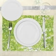 thumbnail image 3 of Ambesonne Tree Place Mats Set of 4, Nature Summertime Green, Standard Size, Green, 3 of 6