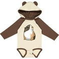 thumbnail image 3 of Inktastic Cute Short Hair Guinea Pig Boys or Girls Long Sleeve Baby Bodysuit, 3 of 5
