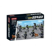 Oxford ST33355 SWAT Team - Set of 8 figures - Town Series Building Block Set
