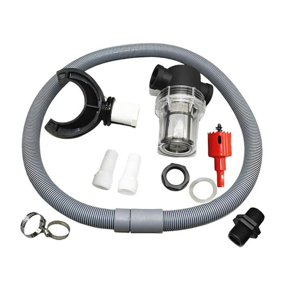 koolsoo Kit de Dérivation de Baril de Pluie DIY et Pièces, Système de Collecte d'Eau de Pluie, Kits d'Eau de Pluie 100mm