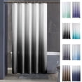 thumbnail image 1 of Bowayaoa Gradient Digital Printed Bathroom Shower Curtain Waterproof Polyester Thickened Shower Cover Decorative Bath Curtain with Rustproof Eyelets Easy Care, 1 of 9