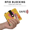thumbnail image 4 of Small Wallet For Women Bifold Leather Pocket Coin Credit Card Holder With RFID Blocking Pelican with An Open Beak, 4 of 6
