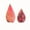 2.76-3.15inch, 140-160g, variant on 1pc Hand-Polished Natural Red Aventurine Teardrop | Wish Stone, Stress Relief, Feng Shui Decor| 2.56-2.76inch, 120-140g