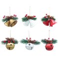 thumbnail image 2 of Campanas de Navidad Vintage, adorno colgante de árbol, cascabeles de Metal para decoraciones navideñas, cascabel de vacaciones, 2 of 4