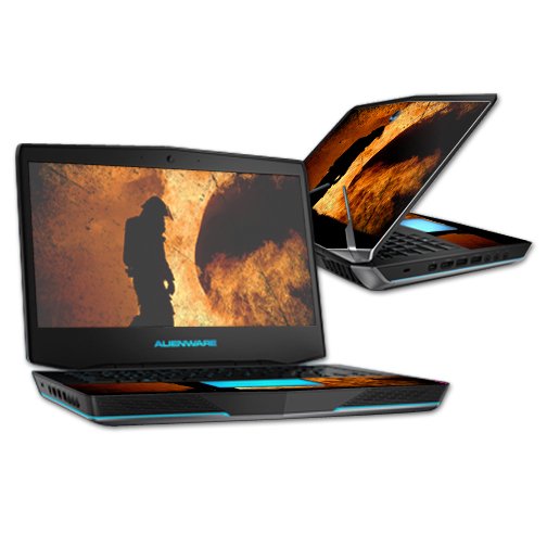 Mightyskins Protective Skin Decal Cover for Alienware 14" (Released