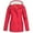Red, variant on BRGZLK Womens Plus Size Waterproof Raincoat Trendy Solid Full-Zip Long Lightweight Raincoat Hooded Windbreaker Outdoor Trench Coat Red M