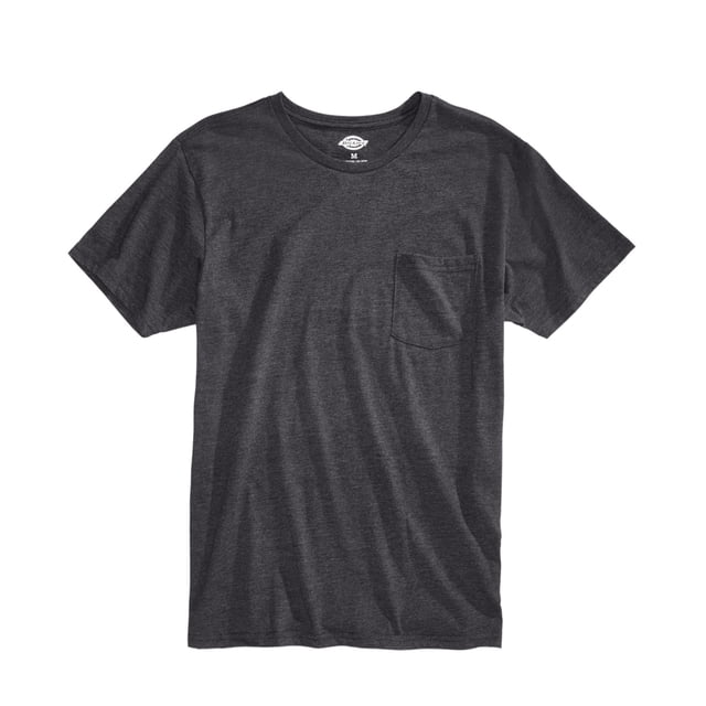 Dickies Playera básica con bolsillo para hombre, gris, pequeña Dickies Camiseta básica