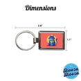 thumbnail image 3 of Cat Sipping Tea Metal Rectangle Keychain, 3 of 7