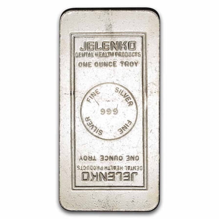 1 oz Silver Bar - Jelenko