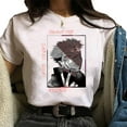thumbnail image 1 of Graphic Print Crewneck Short Sleeve T Shirt Casual Summer Tshirt Mens Womens Tee Anime Shirt Cartoon Tee Shirt Jujutsu Kaisen T-shirt Manga Tops for Men Women Teen Boys Girls, 1 of 5