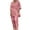 Pink, variant on JINMGG Two Piece Outfits Women, 2026 Fashion Fall Women's Summer Suit Fashion Solid Color Long Sleeve Trousers Casual Two-Piece Suit Blue M