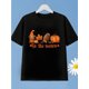 thumbnail image 1 of Boys' Halloween Graphic T-Shirt - "it'S the Season" with Pumpkin, Football & Gnome Design, Lightweight & Breathable, Quick-Dry Fabric, Machine Washable, Perfect for outdoor Play &am, 1 of 6