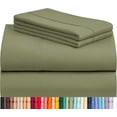 thumbnail image 1 of Ensemble de Draps PC Grand Draps de Lit Format Grand Poches Profondes ” Draps Rafraîchissants Anti-Froissement Lavables à la Machine Literie d'Hôtel Soyeux Doux Grand, 1 of 7