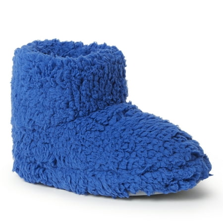 Dearfoams Kid's Tate Pile Bootie Slipper