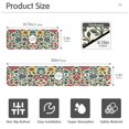 thumbnail image 3 of Yayeee Faucet Mat for Kitchen Sink 14.7" Diatomite Long Splash Guard Pad, Vibrant Floral, 3 of 7