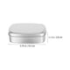 thumbnail image 5 of 4 latas de aluminio rellenables, frascos cuadrados para crema., 5 of 6