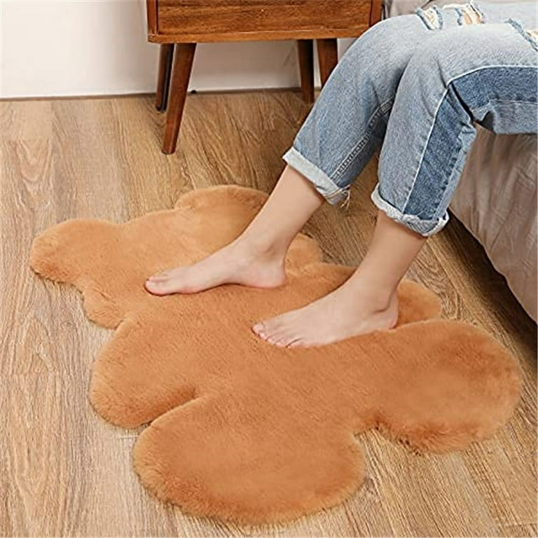 Plush Faux Fur Area Rug - Luxury Fur Shaggy Dognappers Pet Bed Sheepsk –  Fur Accents